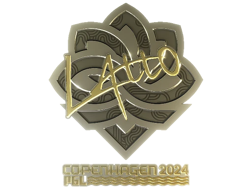latto (Gold) | Copenhagen 2024 sticker