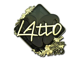 latto (Gold) | Rio 2022 sticker