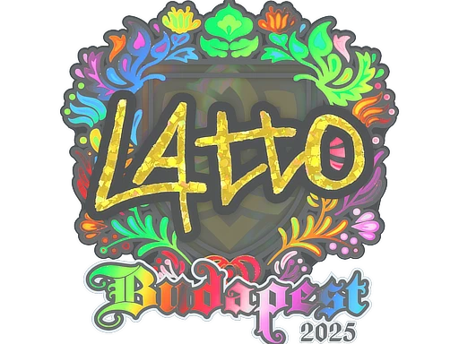 latto (Holo) | Budapest 2025 sticker