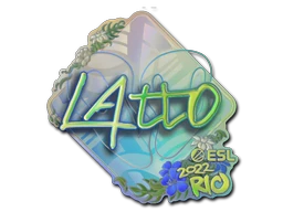 latto (Holo) | Rio 2022 sticker