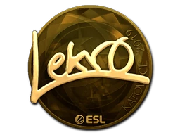 Lekr0 (Gold) | Katowice 2019 sticker
