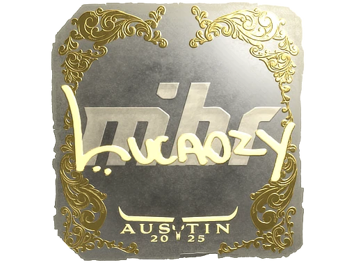 Lucaozy (Gold) | Austin 2025 sticker