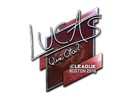LUCAS1 (Foil) | Boston 2018 sticker