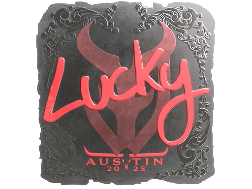 Lucky (Foil) | Austin 2025 sticker