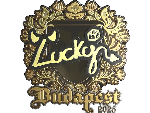 Lucky (Gold) | Budapest 2025 sticker