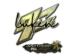 luken (Gold) | Antwerp 2022 sticker