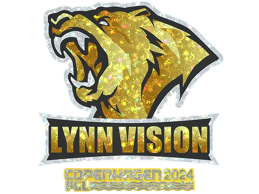 Lynn Vision (Glitter) | Copenhagen 2024 sticker