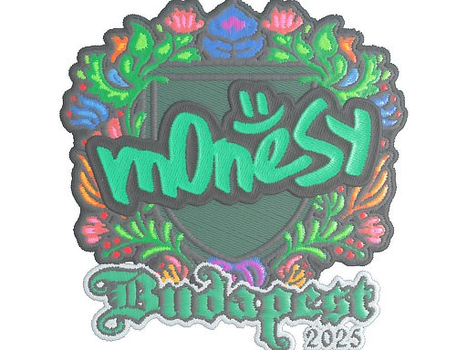 m0NESY (Embroidered) | Budapest 2025 sticker