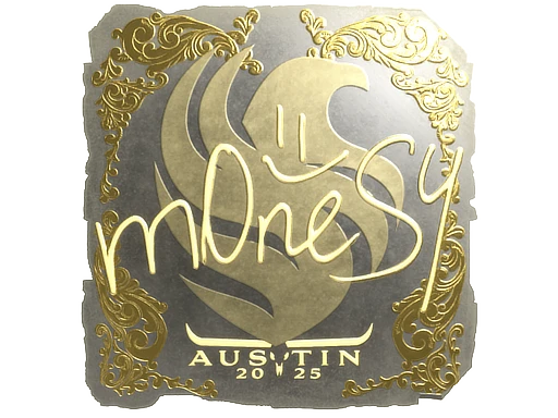 m0NESY (Gold) | Austin 2025 sticker