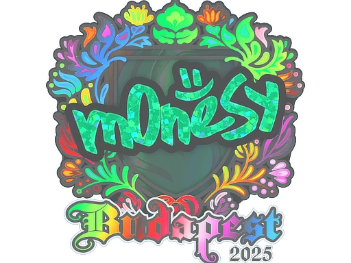 m0NESY (Holo) | Budapest 2025 sticker