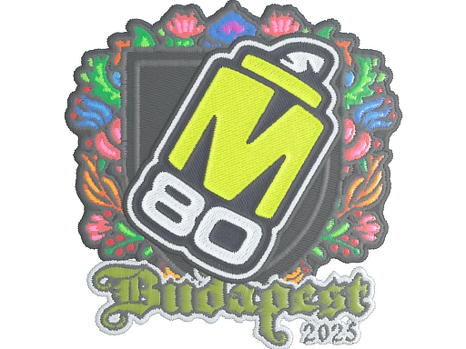 M80 (Embroidered) | Budapest 2025 sticker