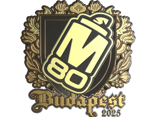 M80 (Gold) | Budapest 2025 sticker