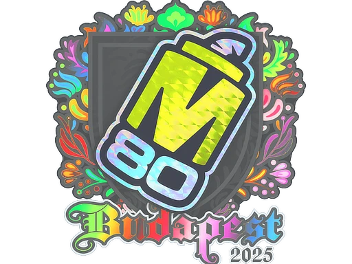 M80 (Holo) | Budapest 2025 sticker
