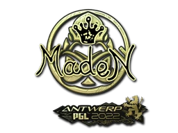 maden (Gold) | Antwerp 2022 sticker