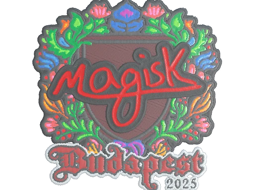 Magisk (Embroidered) | Budapest 2025 sticker