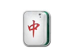 Mahjong Zhong sticker