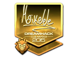 Maikelele (Gold) | Cluj-Napoca 2015 sticker