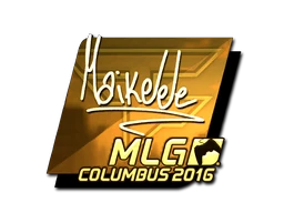 Maikelele (Gold) | MLG Columbus 2016 sticker