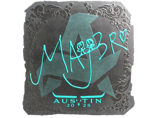 MAJ3R (Foil) | Austin 2025 sticker