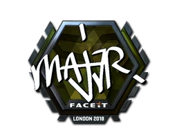 MAJ3R (Foil) | London 2018 sticker