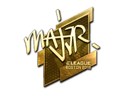 MAJ3R (Gold) | Boston 2018 sticker
