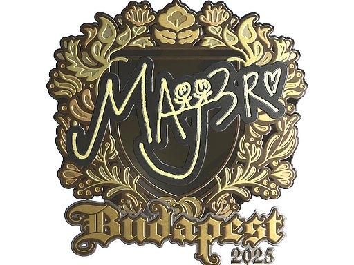 MAJ3R (Gold) | Budapest 2025 sticker