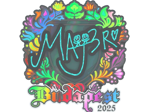 MAJ3R (Holo) | Budapest 2025 sticker