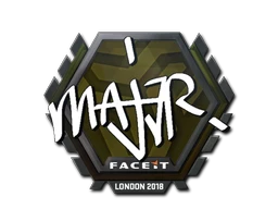 MAJ3R | London 2018 sticker