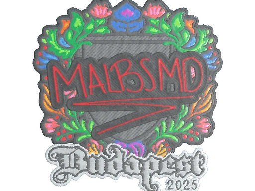 malbsMd (Embroidered) | Budapest 2025 sticker