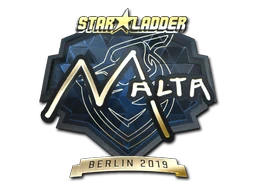 malta (Gold) | Berlin 2019 sticker