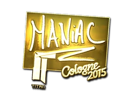 Maniac (Gold) | Cologne 2015 sticker