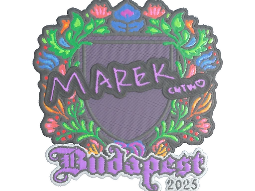 Marek (Embroidered) | Budapest 2025 sticker