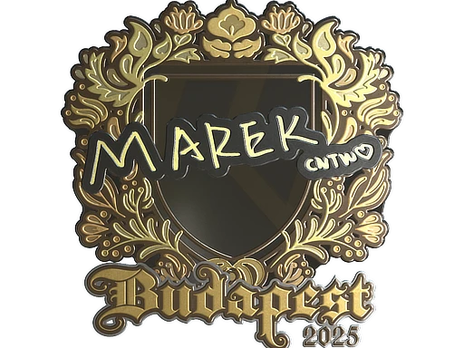 Marek (Gold) | Budapest 2025 sticker