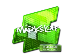 markeloff (Foil) | Atlanta 2017 sticker