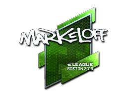 markeloff (Foil) | Boston 2018 sticker