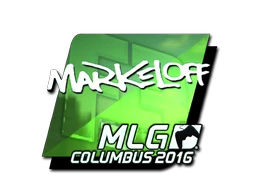 markeloff (Foil) | MLG Columbus 2016 sticker