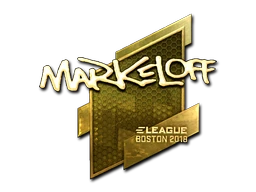 markeloff (Gold) | Boston 2018 sticker