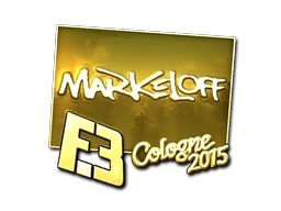 markeloff (Gold) | Cologne 2015 sticker