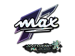 max (Glitter) | Antwerp 2022 sticker