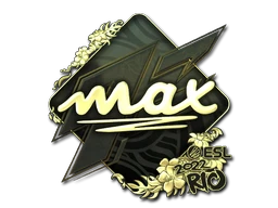 max (Gold) | Rio 2022 sticker