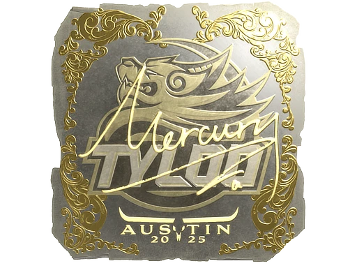 Mercury (Gold) | Austin 2025 sticker