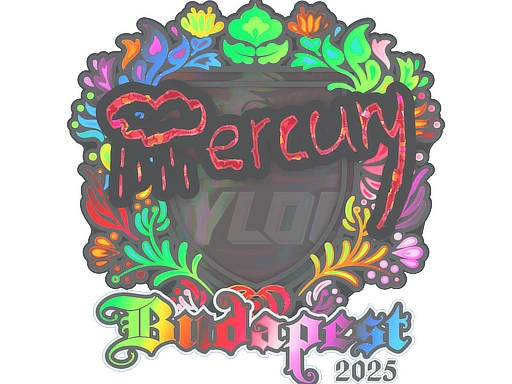 Mercury (Holo) | Budapest 2025 sticker
