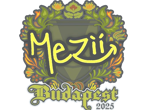 mezii | Budapest 2025 sticker