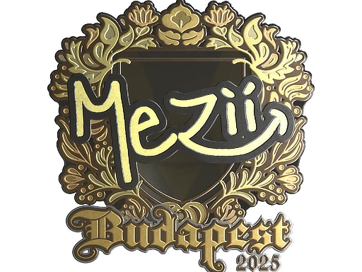 mezii (Gold) | Budapest 2025 sticker