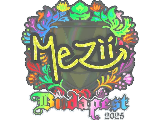 mezii (Holo) | Budapest 2025 sticker