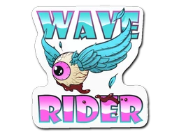 Miami Wave Rider sticker