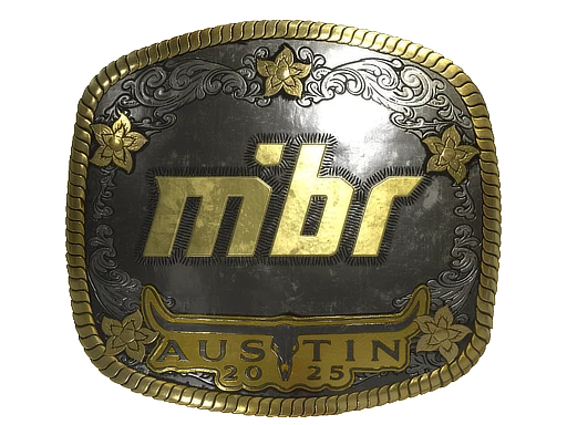 MIBR (Gold) | Austin 2025 sticker