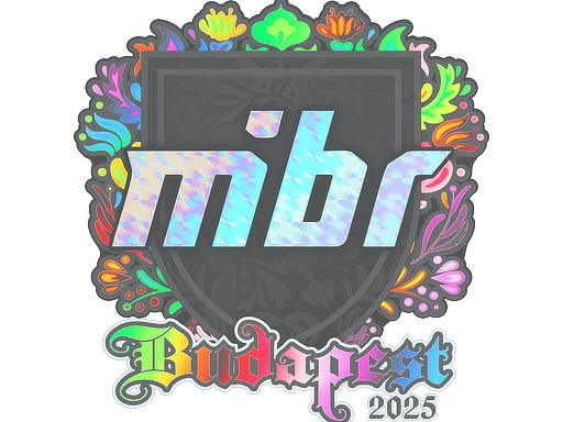 MIBR (Holo) | Budapest 2025 sticker