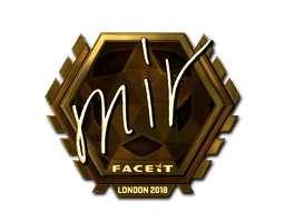 mir (Gold) | London 2018 sticker