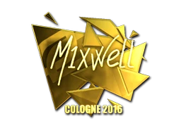 mixwell (Gold) | Cologne 2016 sticker